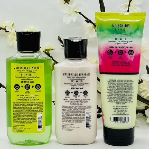 Bath and Body Works Watermelon Lemonade 3-Piece Set - Picture 2 of 5